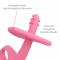 Gryzak silikonowy słoń Dancing Elephant pink Mombella 002.png