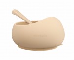 Mombella Miseczka z przyssawką light brown 008.jpg