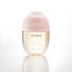 NOWA! Antykolkowa butelka dla niemowlaka po 3 miesiącu Breast Shape Old Rose - PPSU, 210 ml | Mombella