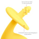 Gryzak silikonowy słoń Dancing Elephant lemon Mombella 002.jpg