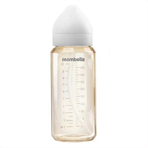 Antykolkowa butelka dla niemowlaka po 9 miesiącu Classic Ivory - PPSU, 300 ml | Mombella