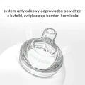 Szklana Antykolkowa Butelka dla Niemowlaka Classic Old Rose 180 ml Mombella 002