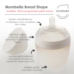 Mombella Butelka Antykolkowa dla Noworodka Breast Shape Ivory Silikonowa 210 ml mood 002a.png