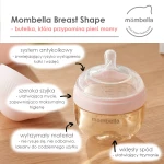 Mombella Butelka Antykolkowa dla Noworodka Breast Shape Old Roze PPSU 120 ml mood 002a.png