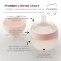 Mombella Butelka Antykolkowa dla Noworodka Breast Shape Old Roze Silikonowa 120 ml mood 001a.png
