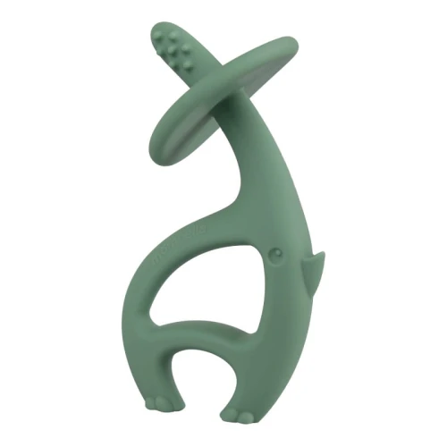 Mombella Silikonowy Gryzak Dla Dzieci Słoń Dancing Elephant Light Green