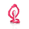 Mombella Gryzak Zabawka Małpka Dark Pink 003