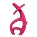 Mombella Silikonowy Gryzak Dla Dzieci Słoń Dancing Elephant Dark Pink 002