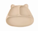 Mombella Talerzyk z Przyssawką Panda Light Brown