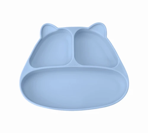 Mombella Talerzyk z Przyssawką Panda Light Blue