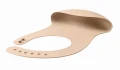 Mombella Silikonowy śliniak z kieszonką light brown 003.jpg