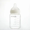 Szklana Antykolkowa Butelka dla Niemowlaka Classic Ivory 180 ml Mombella 006