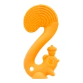 Mombella Silikonowy Gryzak Dla Niemowlaka Zabawka Squirrel Orange