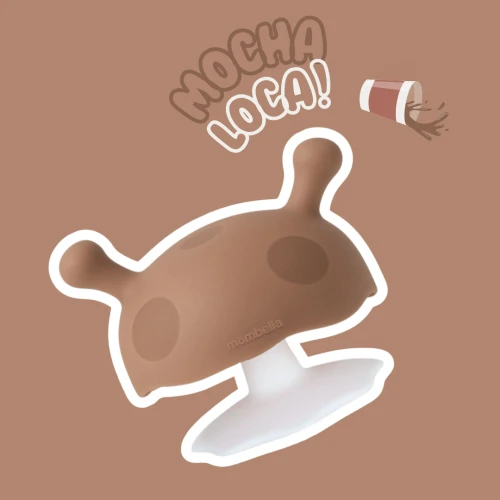 Mombella Gryzak Uspokajający Dla Dzieci Grzybek Mocha Loca