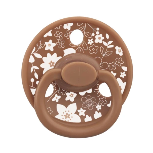 Mombella Smoczek uspokajający Grzybek Fancy Mocha Mousse z etui