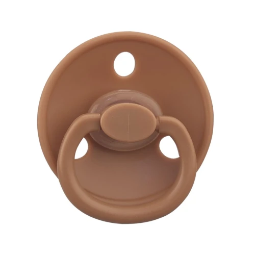 Mombella Smoczek uspokajający Grzybek Mocha Mousse z etui