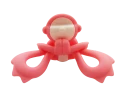 Mombella Silikonowy Gryzak Dla Niemowlaka Zabawka Małpka Pink