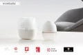 Mombella Butelka Antykolkowa dla Noworodka Breast Shape Ivory Silikonowa 120 ml mood 003.png