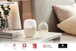 Mombella Butelka Antykolkowa dla Noworodka Breast Shape Ivory Silikonowa 210 ml mood 005.jpg