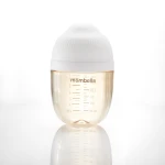 NOWA! Antykolkowa butelka dla niemowlaka po 3 miesiącu Breast Shape Ivory - PPSU, 210 ml | Mombella