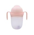 Mombella Butelka Antykolkowa dla Noworodka Breast Shape Old Roze Silikonowa 300 ml mood 003.jpg