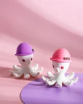 Gryzak silikonowy ośmiornica lilac pink Mombella 001.jpg