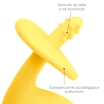 Gryzak silikonowy słoń Dancing Elephant lemon Mombella 002.jpg